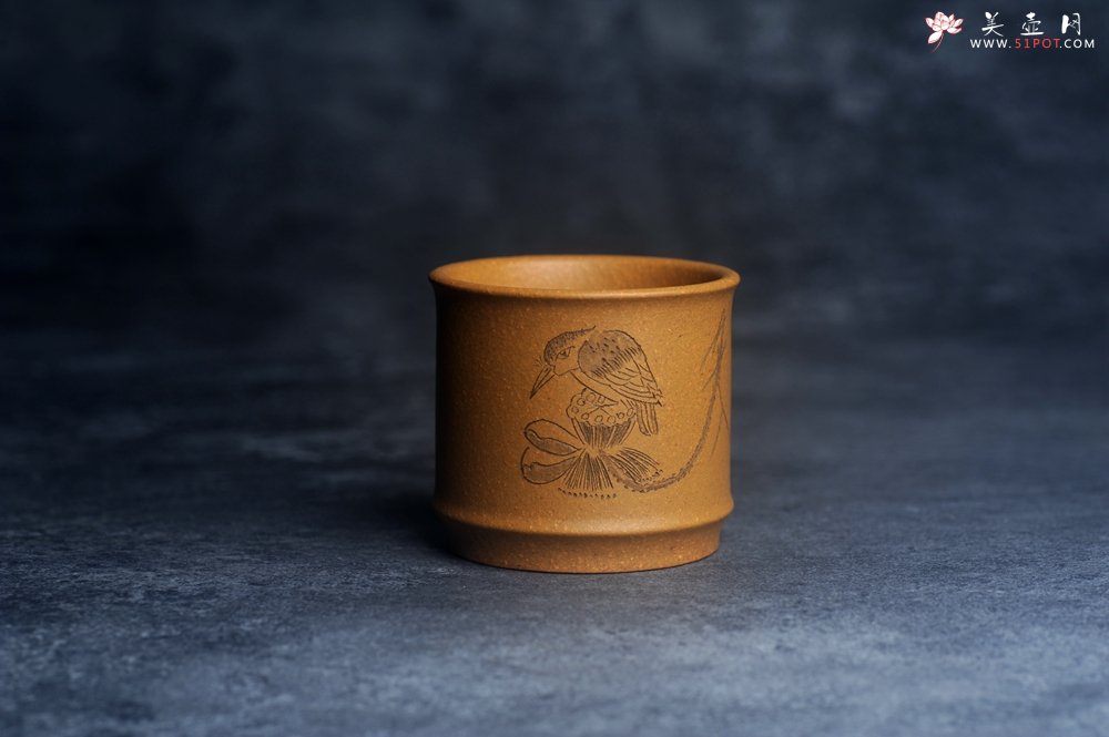 紫砂壶图片：美杯特惠 优质段泥精致清趣杯 主人杯 装饰文雅 - 宜兴紫砂壶网