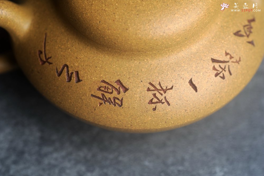 紫砂壶图片：美壶特惠 优质段泥合欢壶 特文气 - 宜兴紫砂壶网