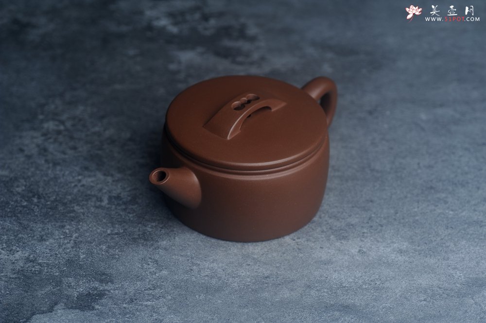 紫砂壶图片：美壶特惠 特好文革紫泥大口实用汉瓦 茶人醉爱 - 宜兴紫砂壶网