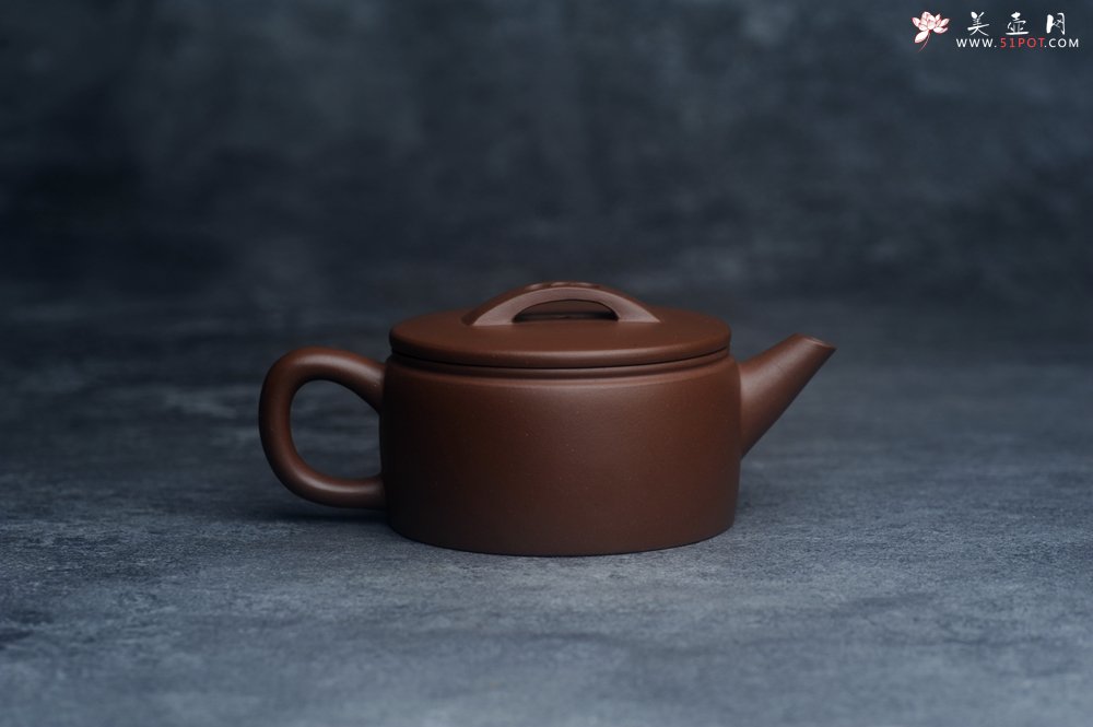 紫砂壶图片：美壶特惠 特好文革紫泥大口实用汉瓦 茶人醉爱 - 宜兴紫砂壶网