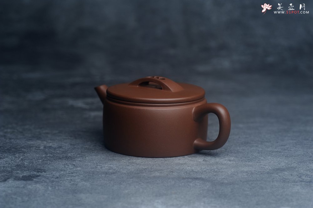 紫砂壶图片：美壶特惠 特好文革紫泥大口实用汉瓦 茶人醉爱 - 宜兴紫砂壶网