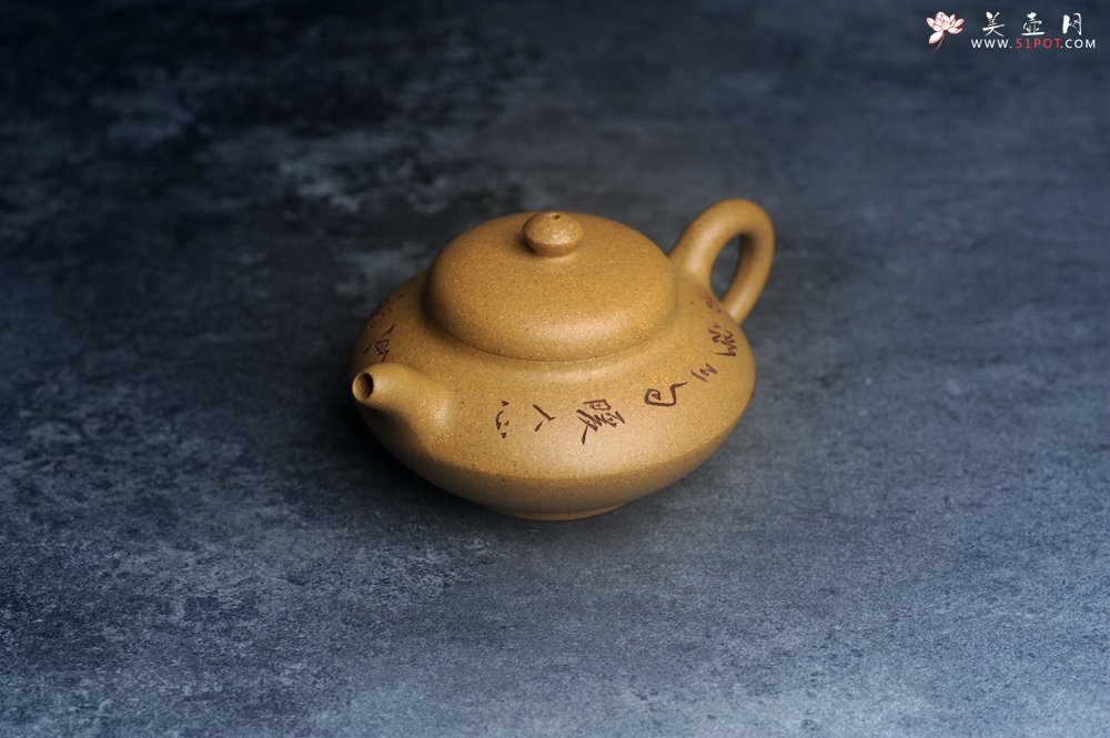 紫砂壶图片：美壶特惠 优质段泥合欢壶 特文气 - 宜兴紫砂壶网