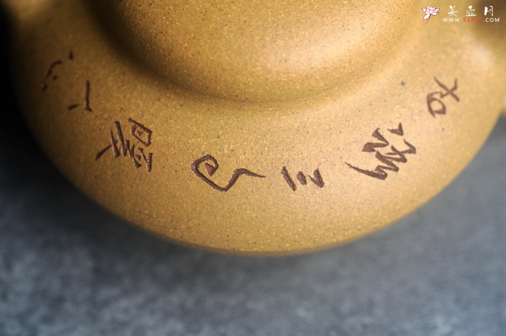 紫砂壶图片：美壶特惠 优质段泥合欢壶 特文气 - 宜兴紫砂壶网