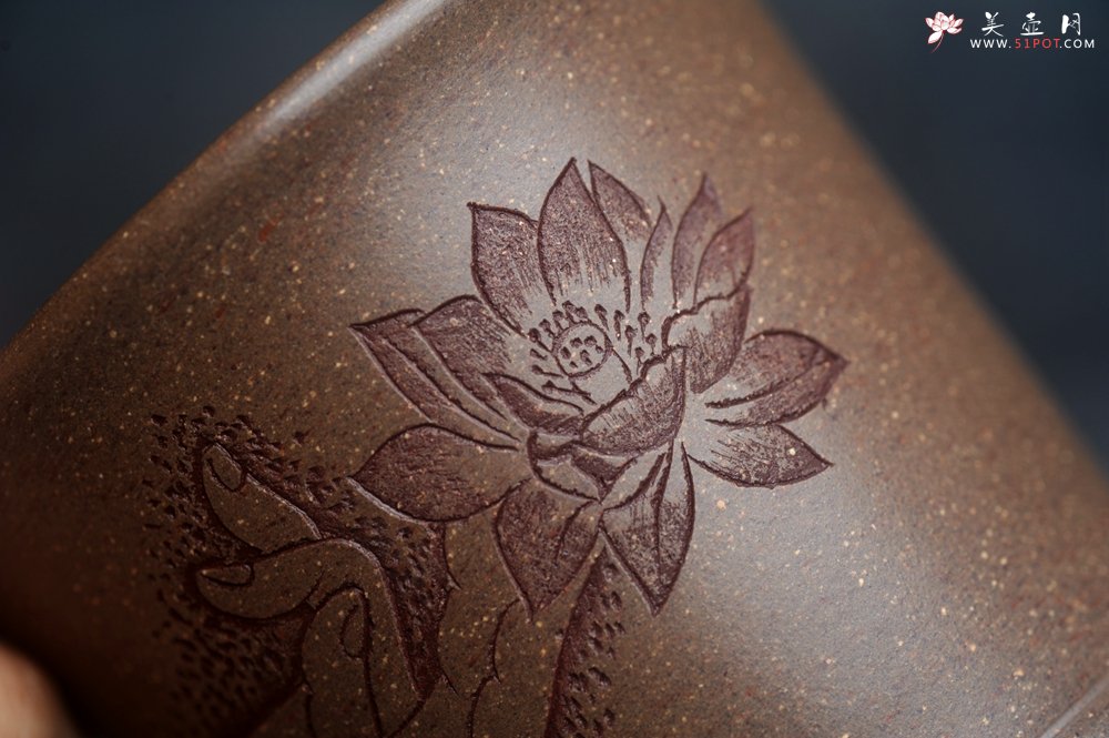 紫砂壶图片：美杯特惠 优质好料好工拈花指主人杯 - 宜兴紫砂壶网