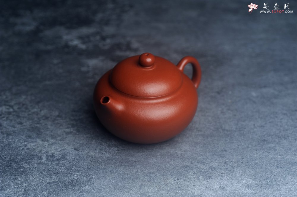 紫砂壶图片：美壶网特惠紫砂壶 马景辉款式手工朱泥西施茶壶 茶人醉爱 - 宜兴紫砂壶网