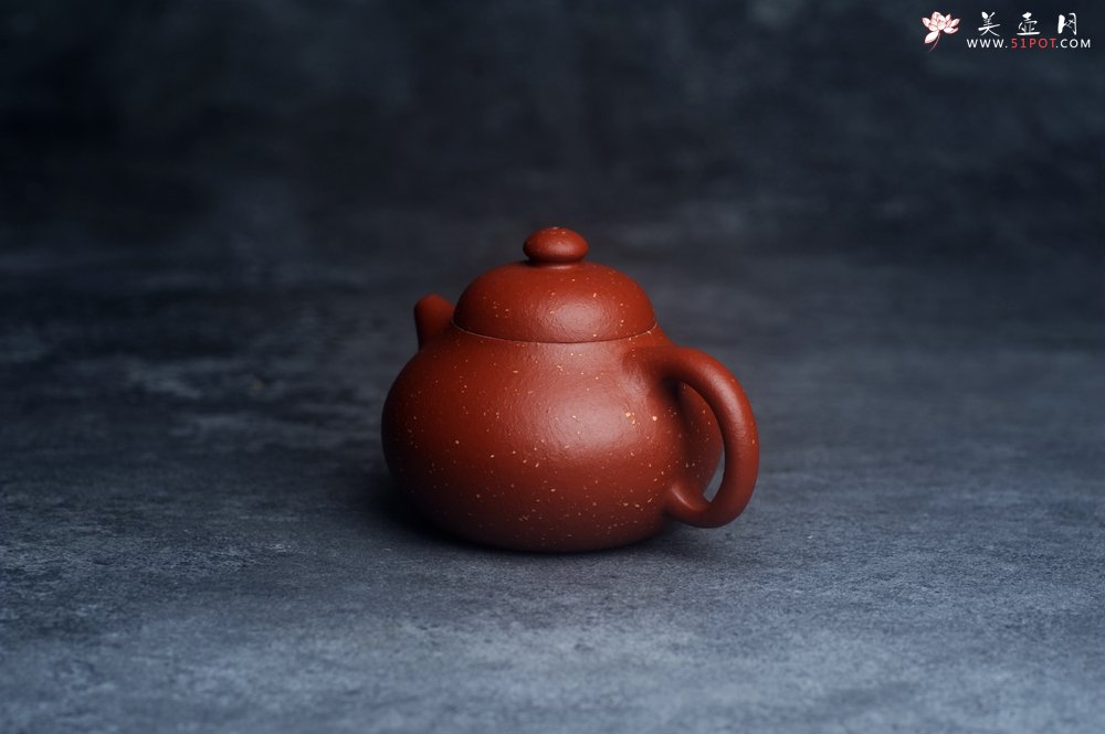 紫砂壶图片：美壶特惠 优质赵庄红泥铺砂小品文旦壶 茶人醉爱 - 宜兴紫砂壶网