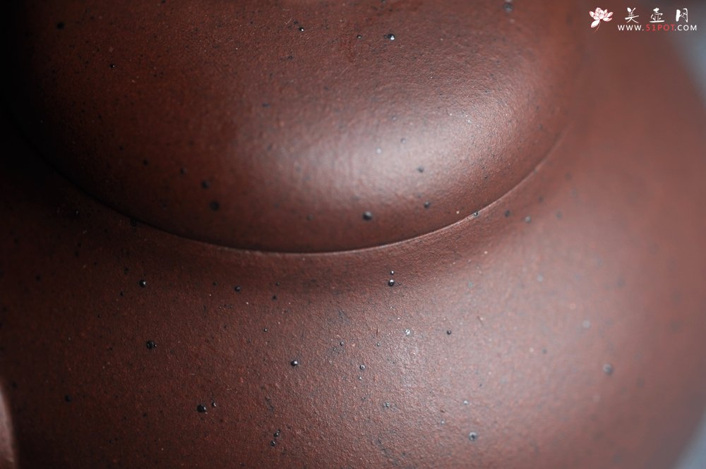 紫砂壶图片：美壶特惠 90年代铁砂老紫泥传统老工艺摹古打造 油性十足 铁质丰富 手工摹古水平壶 独孔 已加过滤网 - 宜兴紫砂壶网