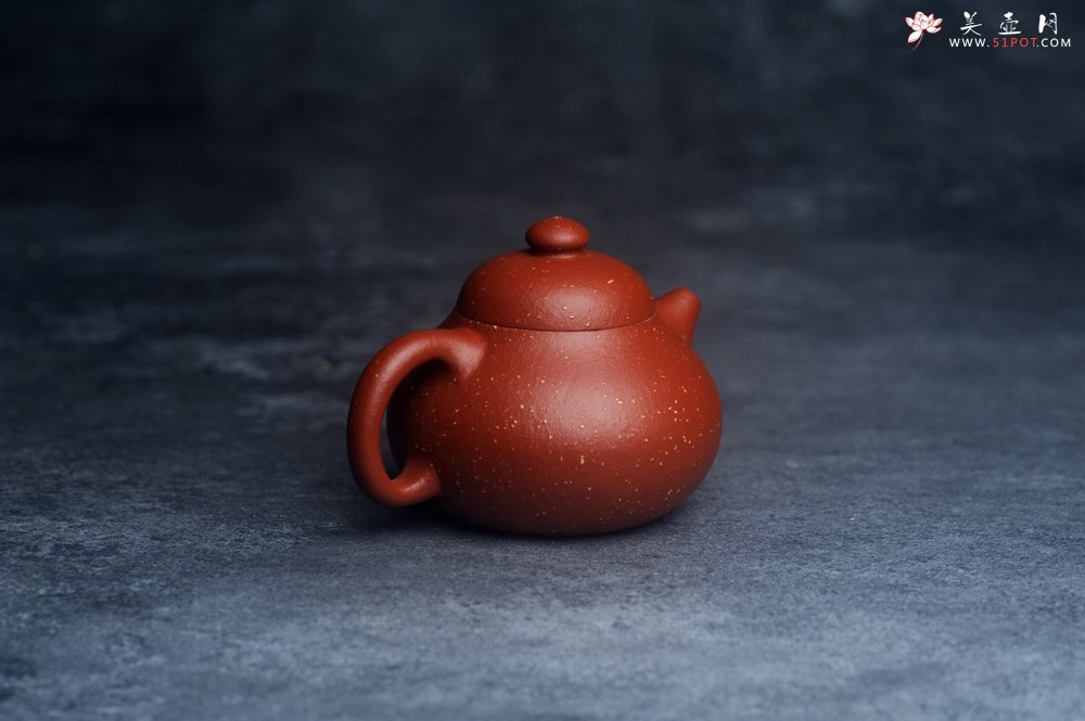 紫砂壶图片：美壶特惠 优质赵庄红泥铺砂小品文旦壶 茶人醉爱 - 宜兴紫砂壶网