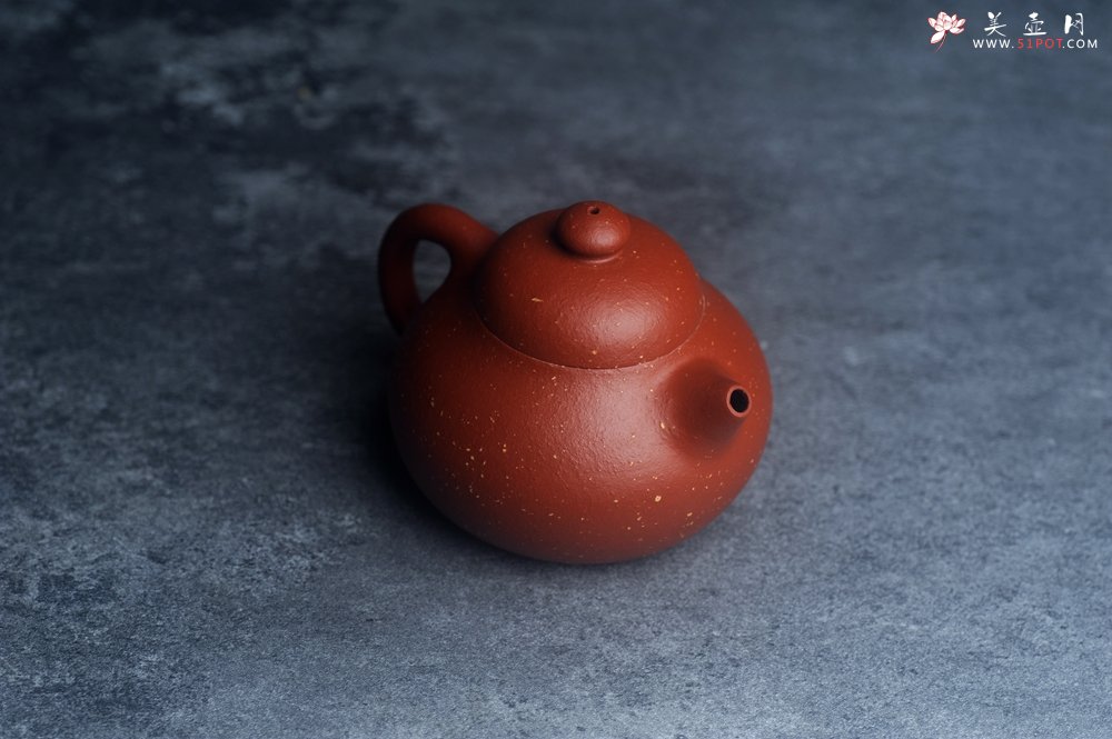 紫砂壶图片：美壶特惠 优质赵庄红泥铺砂小品文旦壶 茶人醉爱 - 宜兴紫砂壶网