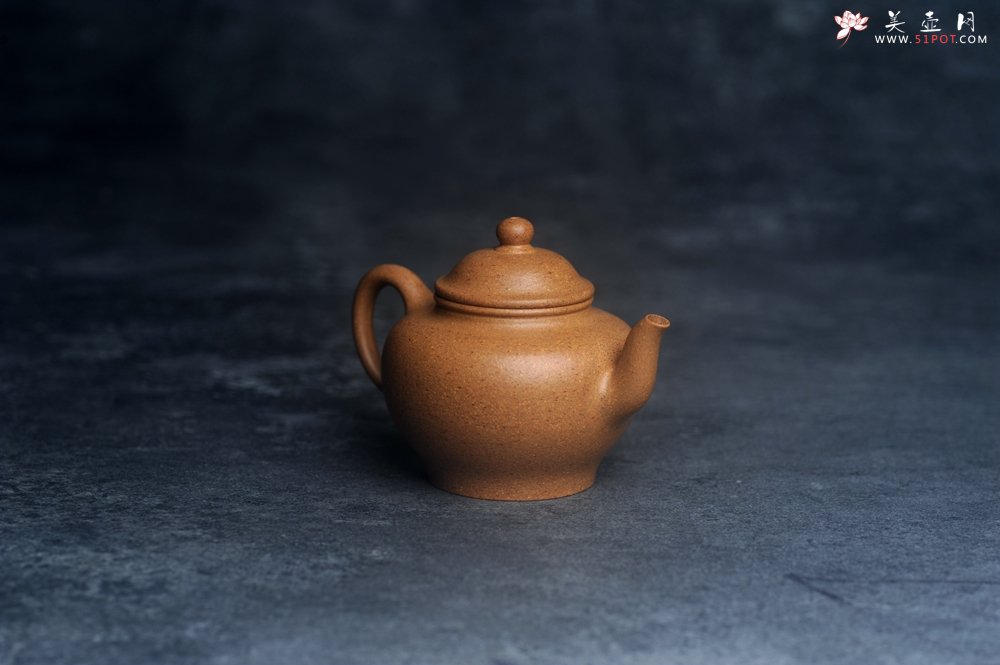 紫砂壶图片：美壶特惠 油润五彩段泥莲子宫灯壶 - 宜兴紫砂壶网