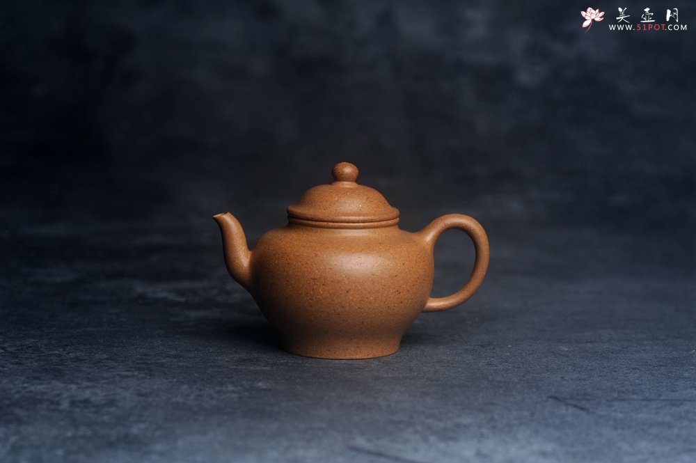 紫砂壶图片：美壶特惠 油润五彩段泥莲子宫灯壶 - 宜兴紫砂壶网