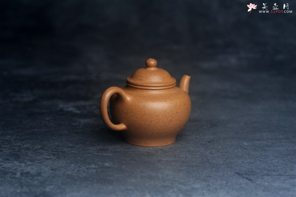 紫砂壶图片：美壶特惠 油润五彩段泥莲子宫灯壶 - 宜兴紫砂壶网