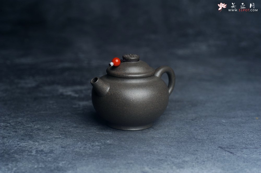 紫砂壶图片：美壶特惠 特好青段如意巨轮壶 茶人醉爱 - 宜兴紫砂壶网