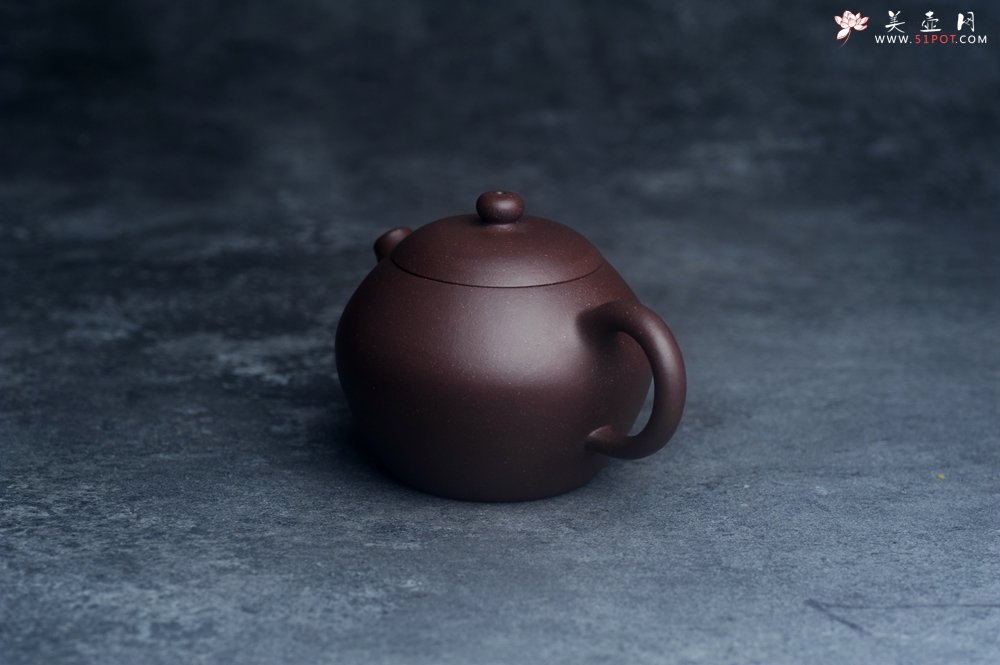 紫砂壶图片：美壶特惠 优质紫泥河豚西施壶 球孔出水 - 宜兴紫砂壶网