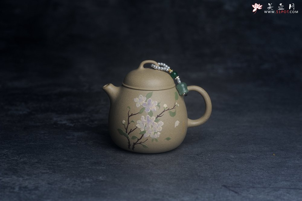 紫砂壶图片：美壶特惠 优质本绿憨瓢 茶人醉爱 - 宜兴紫砂壶网