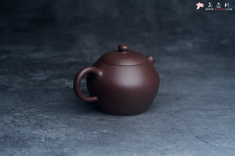 紫砂壶图片：美壶特惠 优质紫泥河豚西施壶 球孔出水 - 宜兴紫砂壶网