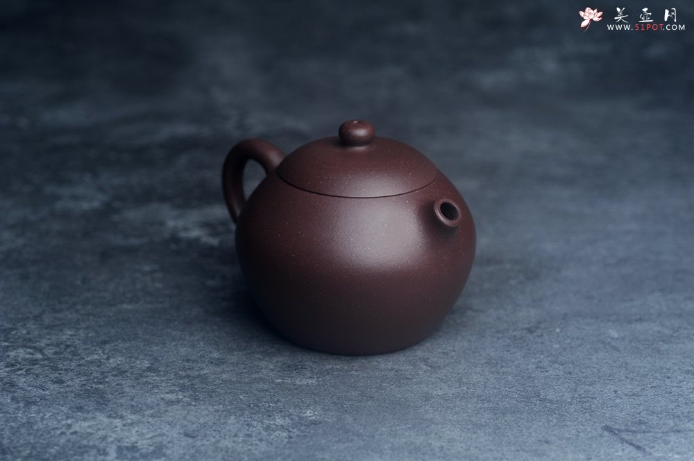 紫砂壶图片：美壶特惠 优质紫泥河豚西施壶 球孔出水 - 宜兴紫砂壶网