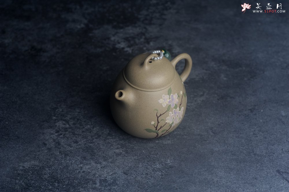 紫砂壶图片：美壶特惠 优质本绿憨瓢 茶人醉爱 - 宜兴紫砂壶网