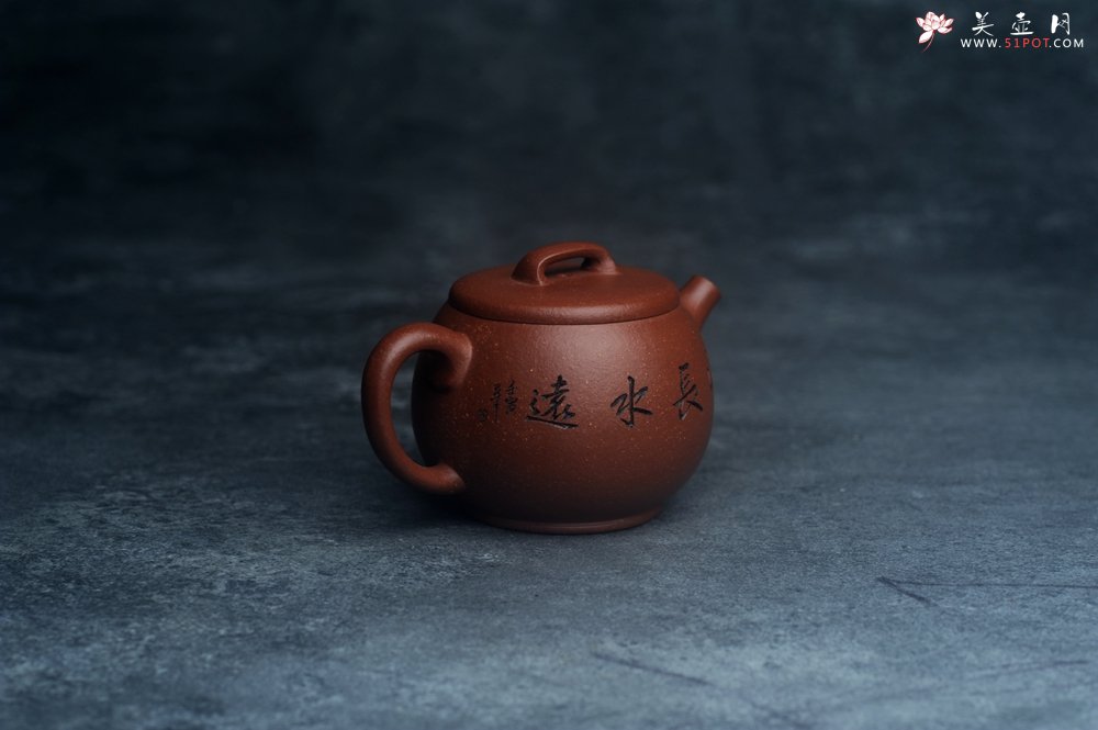 紫砂壶图片：美壶特惠 精致特好降坡泥桥钮巨轮壶 茶人醉爱 - 宜兴紫砂壶网