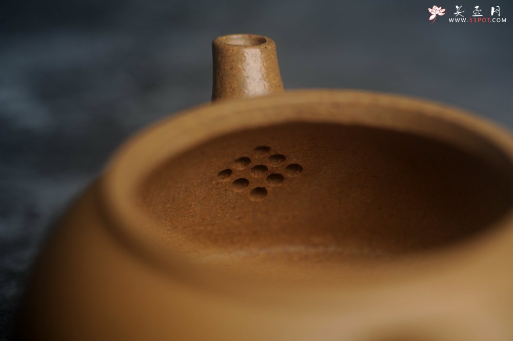 紫砂壶图片：美壶特惠 特好五彩段泥小美壶 装饰文雅 海纳百川 - 宜兴紫砂壶网