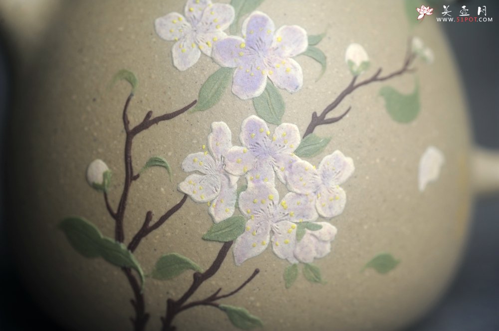 紫砂壶图片：美壶特惠 优质本绿憨瓢 茶人醉爱 - 宜兴紫砂壶网