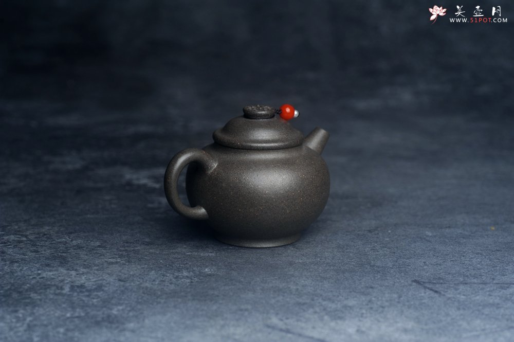 紫砂壶图片：美壶特惠 特好青段如意巨轮壶 茶人醉爱 - 宜兴紫砂壶网