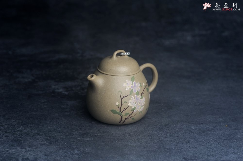 紫砂壶图片：美壶特惠 优质本绿憨瓢 茶人醉爱 - 宜兴紫砂壶网