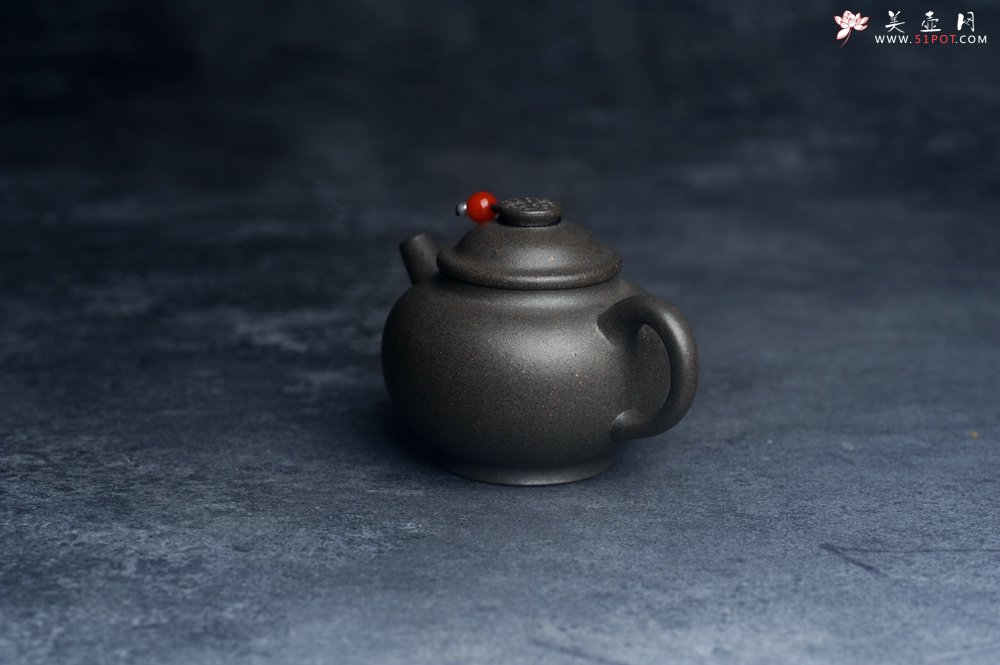 紫砂壶图片：美壶特惠 特好青段如意巨轮壶 茶人醉爱 - 宜兴紫砂壶网