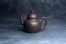 紫砂壶图片：美壶特惠 精致特好青灰泥宫灯壶 - 宜兴紫砂壶网