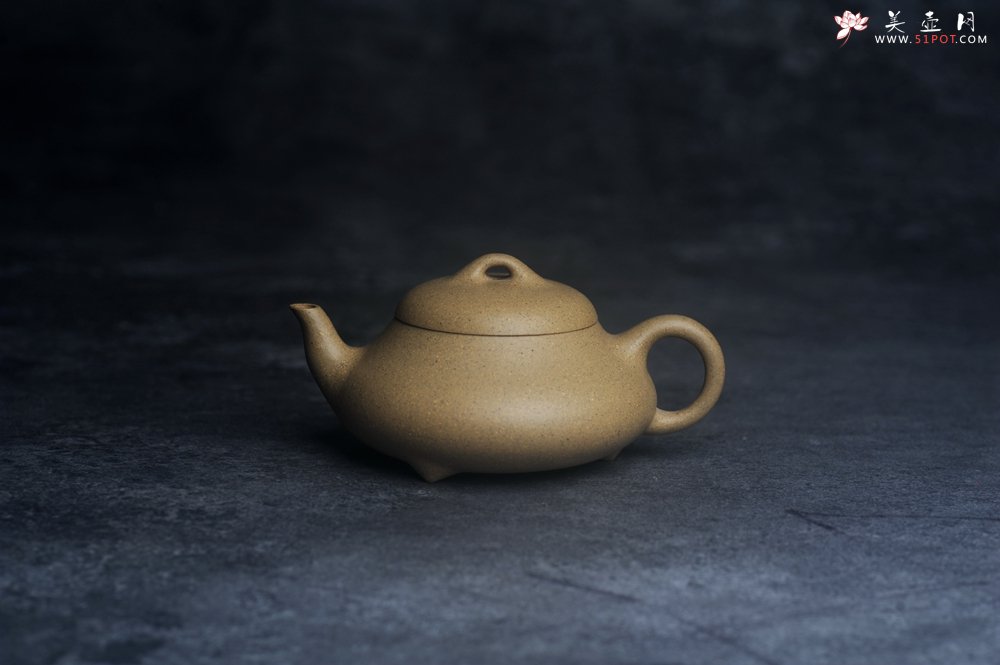 紫砂壶图片：美壶特惠 精致特好高温本山段泥小汉棠石瓢 - 宜兴紫砂壶网