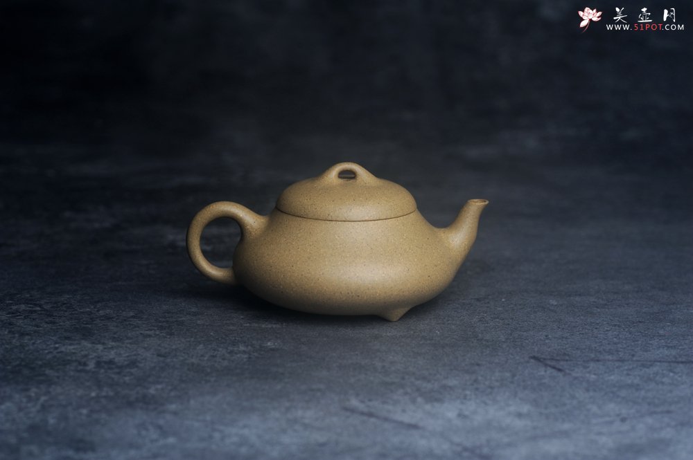 紫砂壶图片：美壶特惠 精致特好高温本山段泥小汉棠石瓢 - 宜兴紫砂壶网