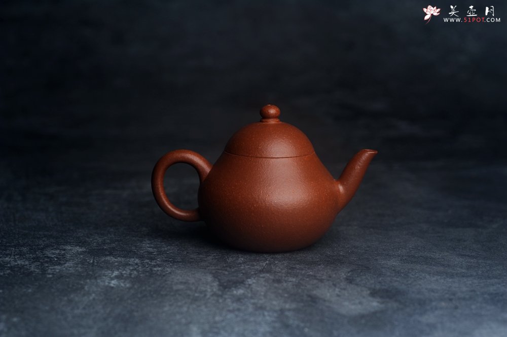 紫砂壶图片：美壶特惠 特好降坡泥明式梨形壶 茶人醉爱 - 宜兴紫砂壶网