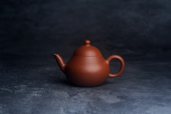 紫砂壶图片：美壶特惠 特好降坡泥明式梨形壶 茶人醉爱 - 宜兴紫砂壶网