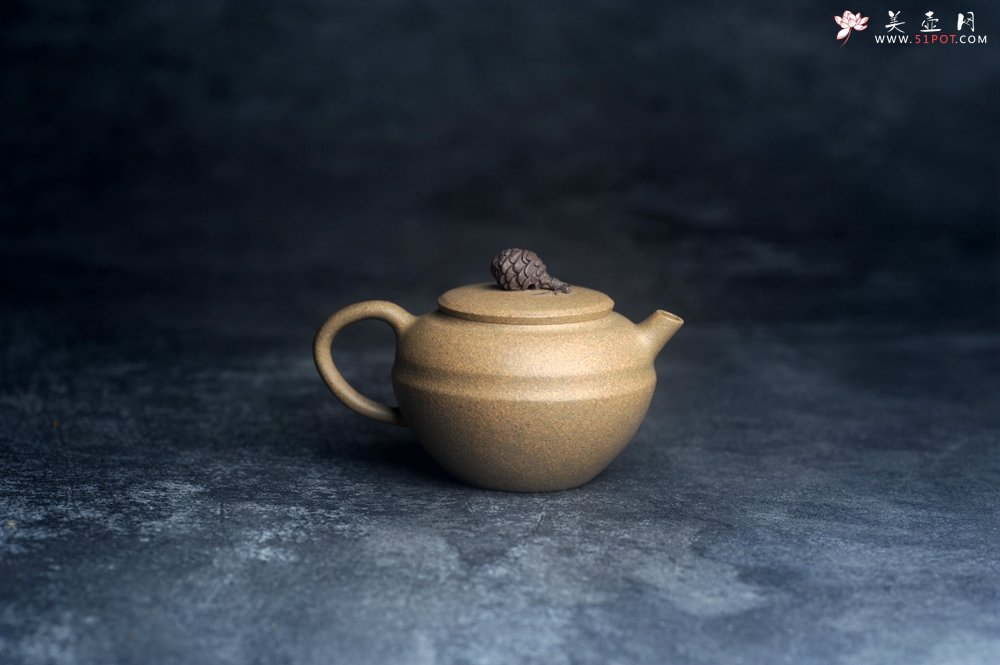 紫砂壶图片：美壶特惠 特好段泥精致松果壶 茶人醉爱 - 宜兴紫砂壶网