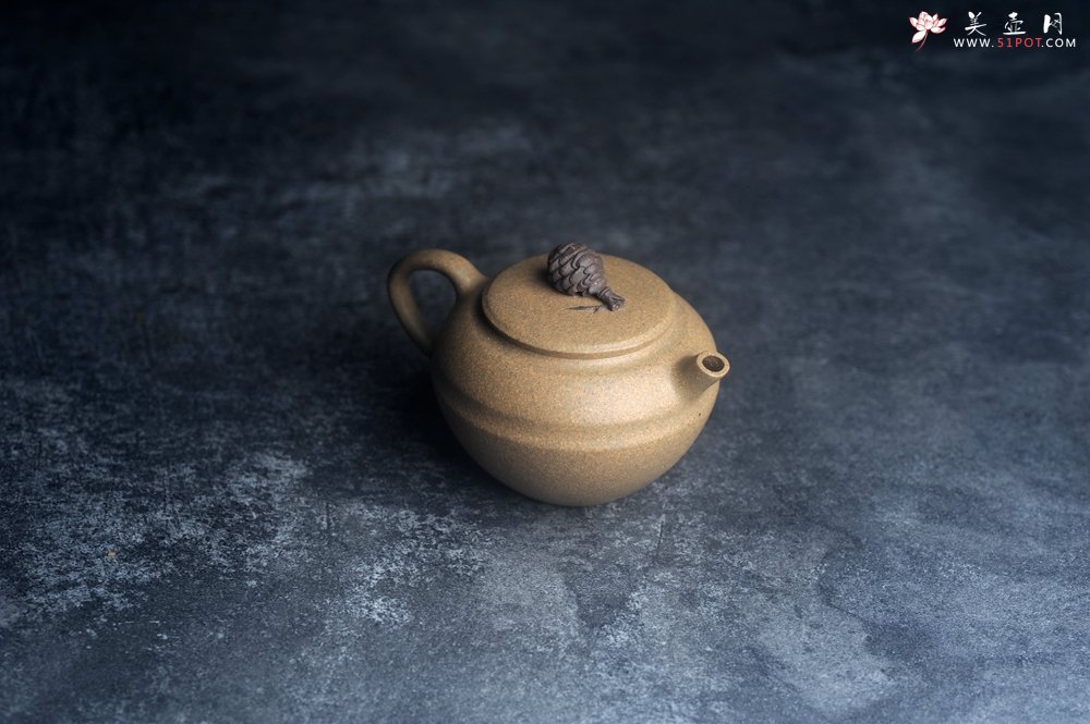 紫砂壶图片：美壶特惠 特好段泥精致松果壶 茶人醉爱 - 宜兴紫砂壶网
