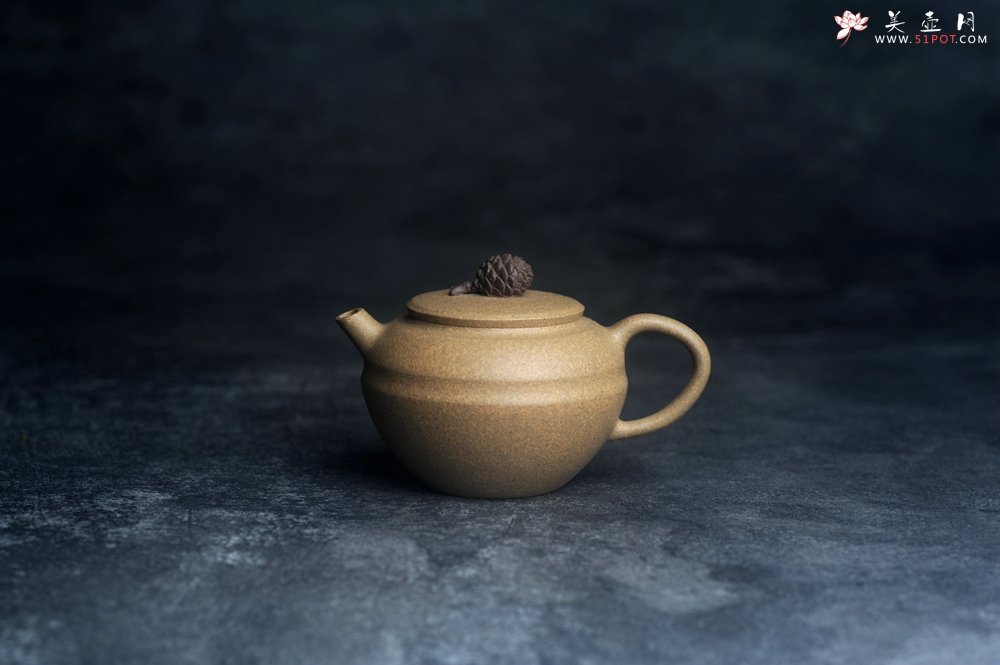 紫砂壶图片：美壶特惠 特好段泥精致松果壶 茶人醉爱 - 宜兴紫砂壶网