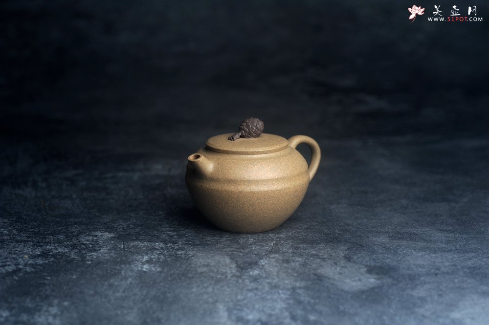 紫砂壶图片：美壶特惠 特好段泥精致松果壶 茶人醉爱 - 宜兴紫砂壶网