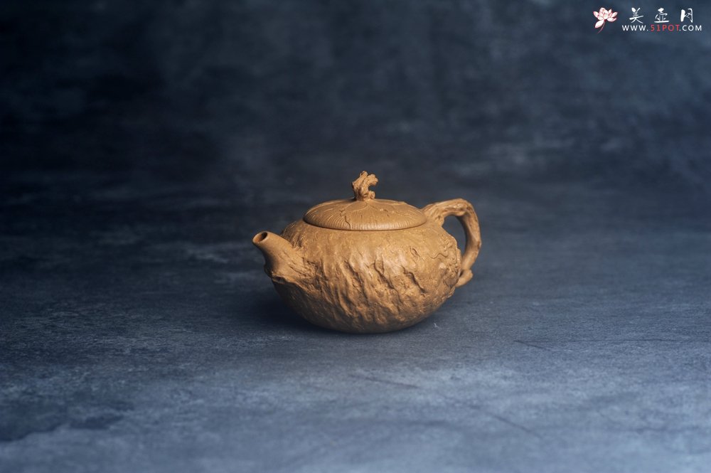 紫砂壶图片：美壶特惠精品特好全手工老段泥游龙供春紫砂壶 - 宜兴紫砂壶网