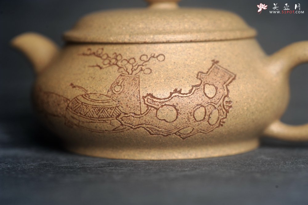 紫砂壶图片：美壶特惠 特好老段泥汲泉壶 茶人醉爱 - 宜兴紫砂壶网