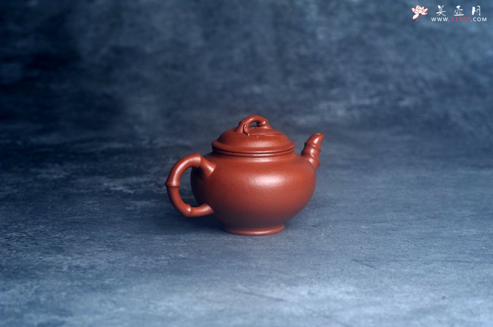紫砂壶图片：美壶特惠 特好老朱泥竹报春壶 茶人醉爱 - 宜兴紫砂壶网