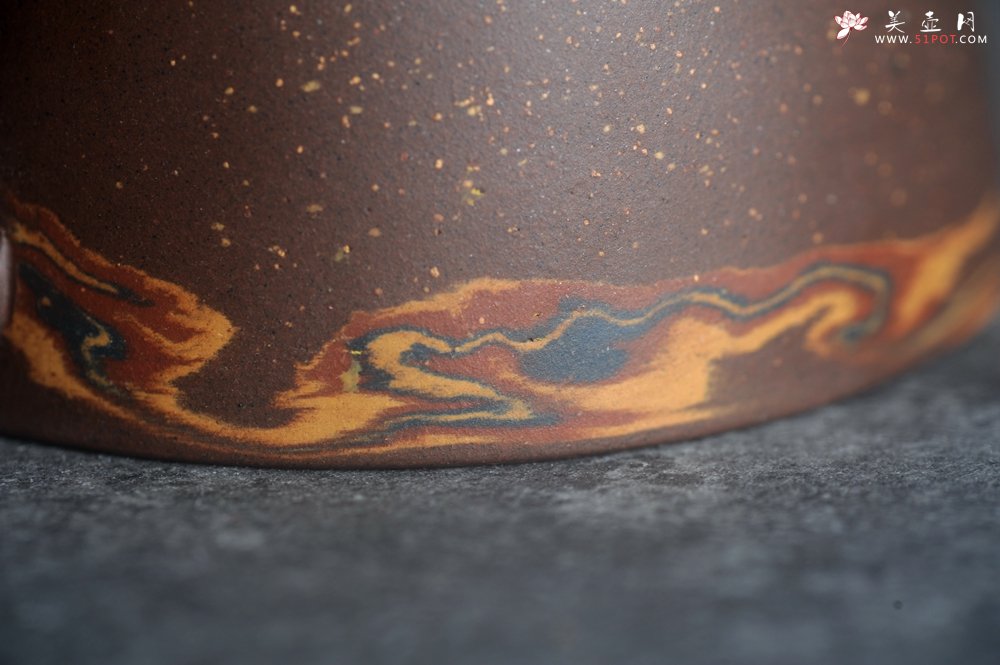 紫砂壶图片：美壶特惠 特好紫泥绞泥柱础壶 茶人醉爱 - 宜兴紫砂壶网