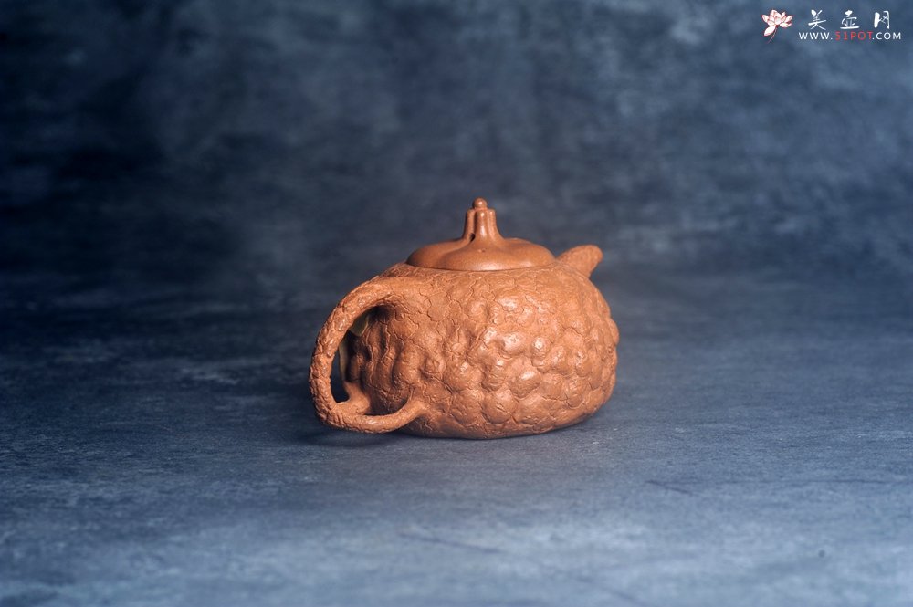 紫砂壶图片：美壶特惠 特好老段泥全手工银杏供春壶 茶人醉爱 - 宜兴紫砂壶网