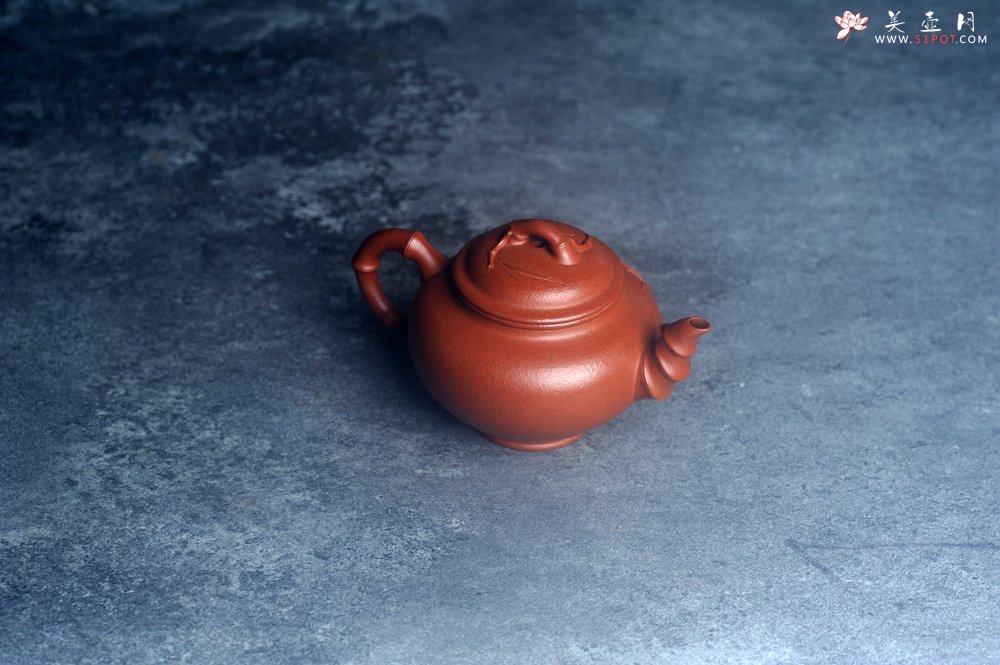 紫砂壶图片：美壶特惠 特好老朱泥竹报春壶 茶人醉爱 - 宜兴紫砂壶网