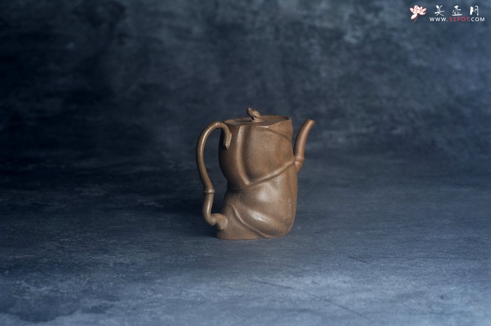 紫砂壶图片：美壶特惠 特好老青段君竹壶 茶人醉爱 - 宜兴紫砂壶网