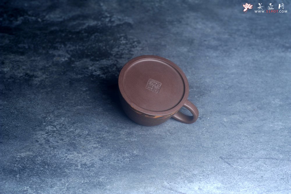 紫砂壶图片：美壶特惠 特好紫泥绞泥柱础壶 茶人醉爱 - 宜兴紫砂壶网