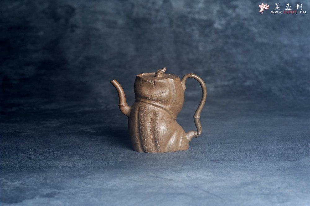 紫砂壶图片：美壶特惠 特好老青段君竹壶 茶人醉爱 - 宜兴紫砂壶网