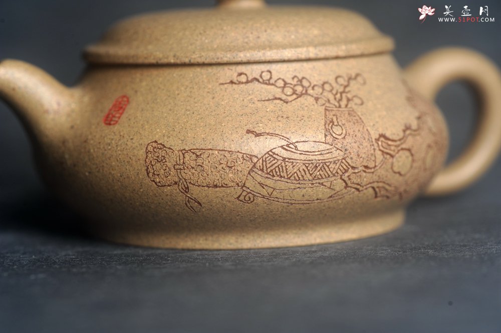 紫砂壶图片：美壶特惠 特好老段泥汲泉壶 茶人醉爱 - 宜兴紫砂壶网