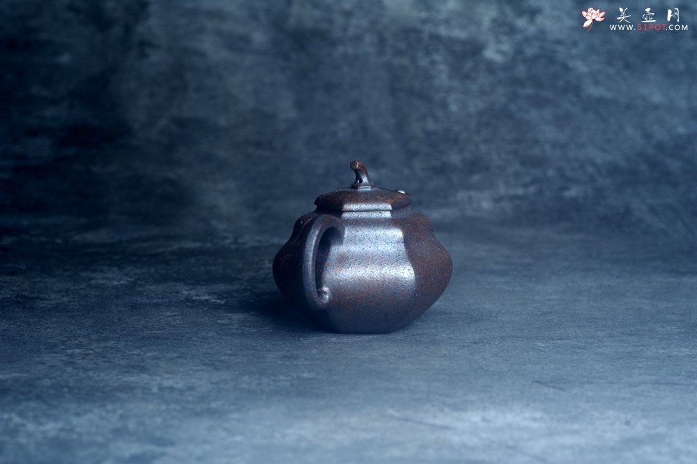 紫砂壶图片：美壶特惠 柴烧六方福禄葫芦紫砂壶 茶人醉爱 - 宜兴紫砂壶网