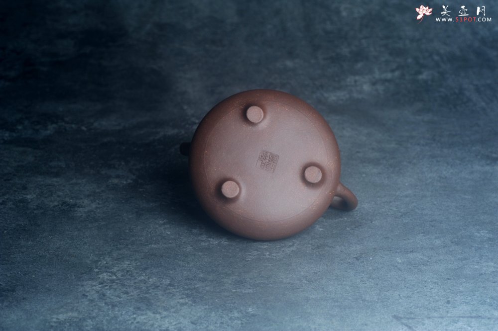 紫砂壶图片：美壶特惠 特好老紫泥紫玉金砂子冶石瓢 - 宜兴紫砂壶网