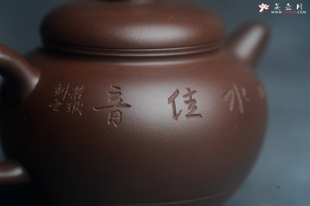 紫砂壶图片：美壶特惠 特好老紫泥山水佳音巨轮壶 茶人醉爱 - 宜兴紫砂壶网